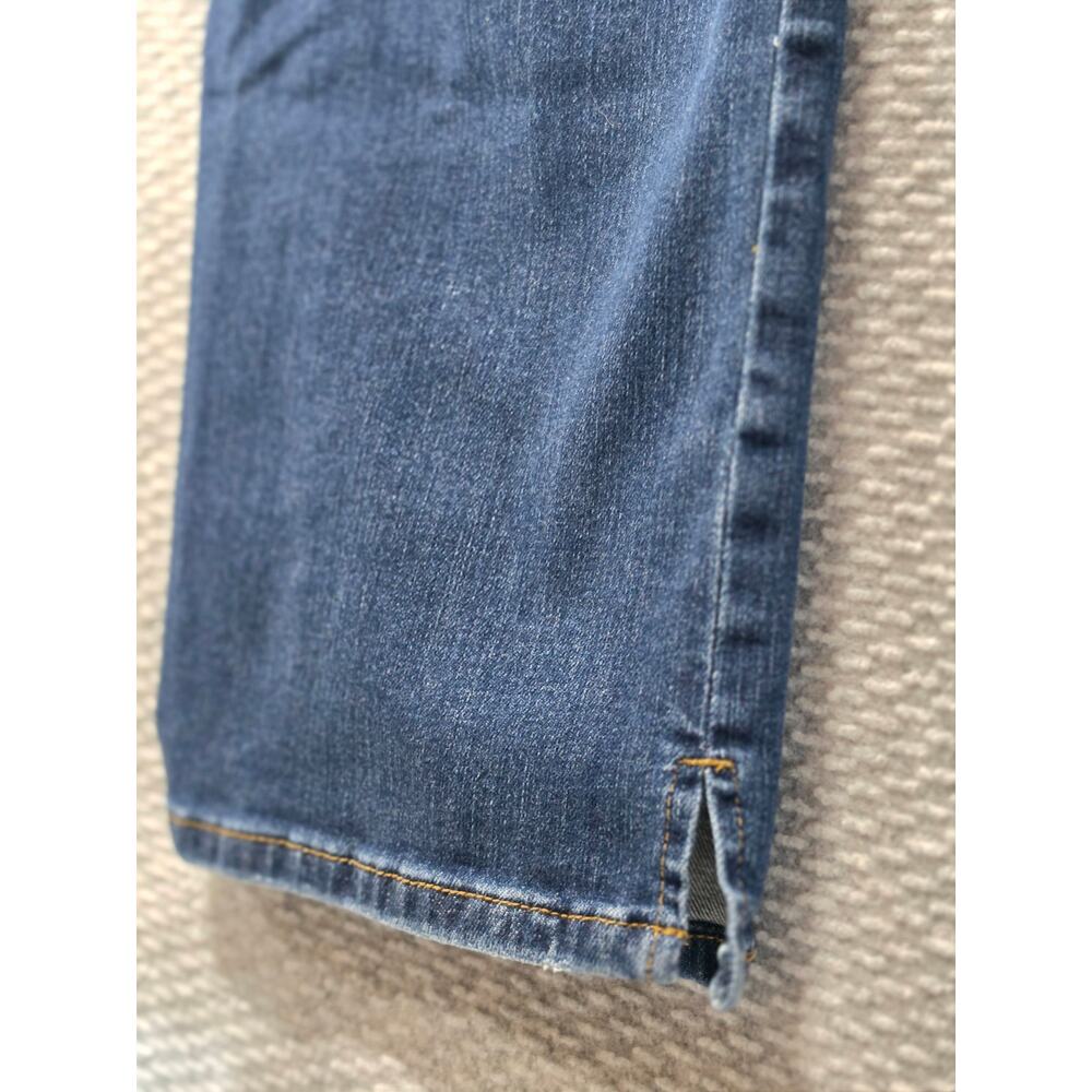Judy Blue Jeans Womens 20W Blue Slim Bootcut Distressed Hem Vent Stretch Denim - Picture 8 of 10
